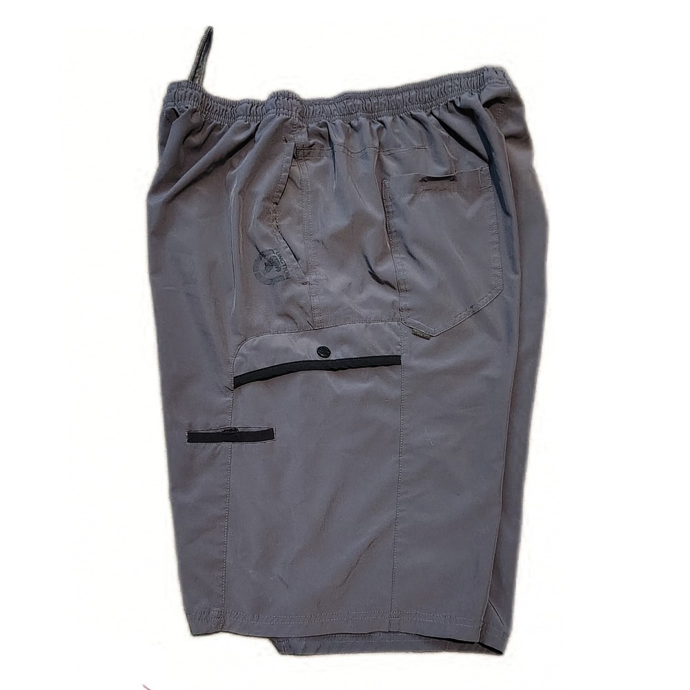 Vtg 90s Function x SC Grey Tactical Techwear Utility‎ Cargo Shorts Skater Y2K XL - Picture 3 of 9